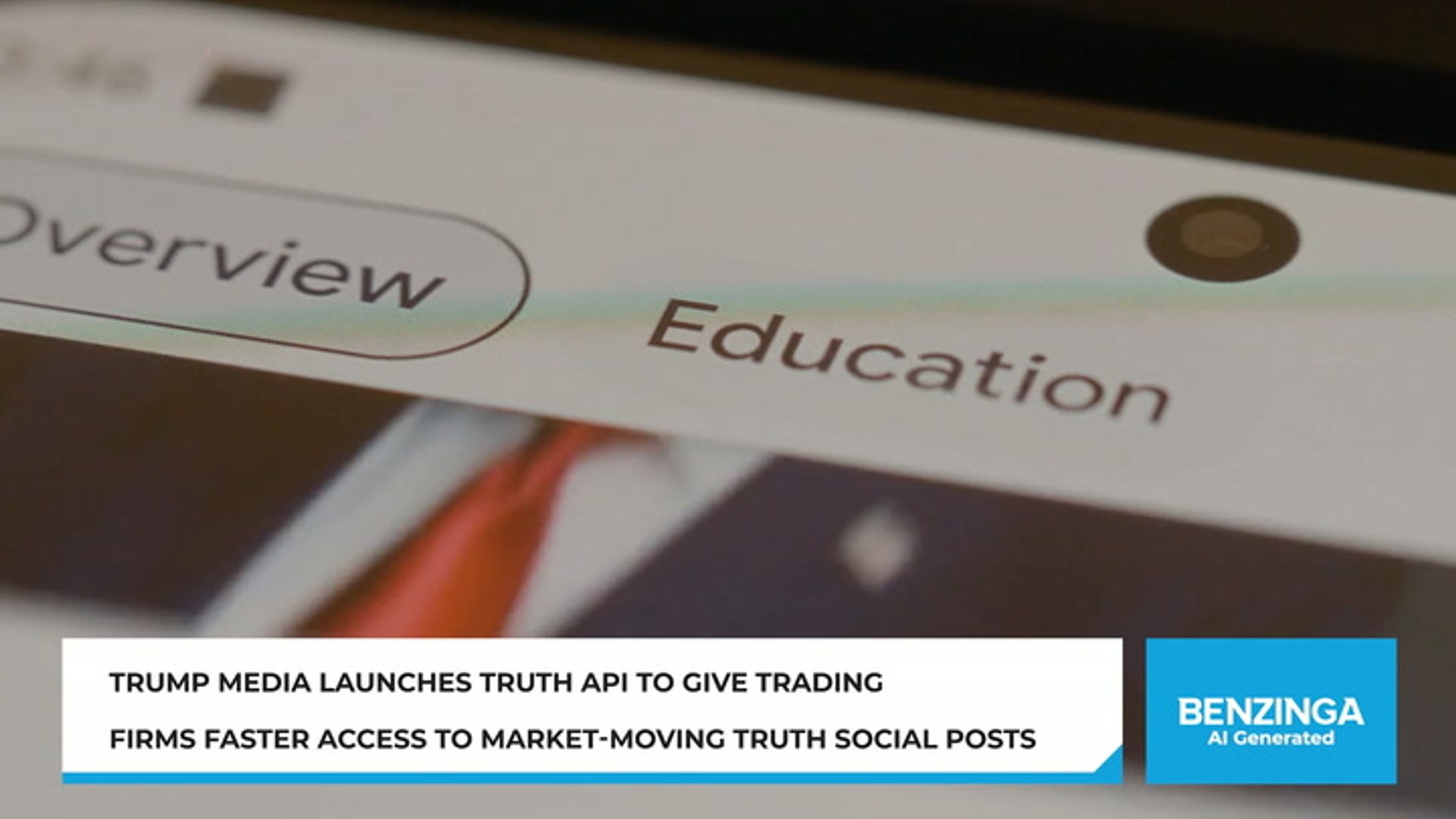 Trump Media launches Truth API