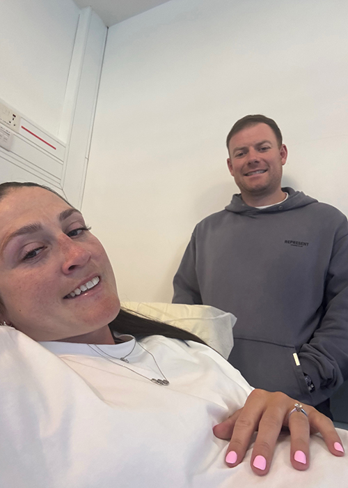 Amee Leigh Costigan with her husband, Neil. Pic: Amee Leigh Costigan/Instagram