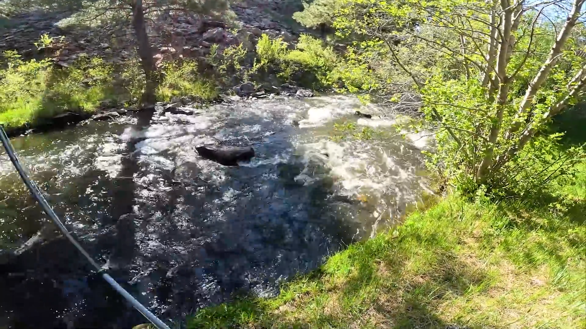 He thought it was just another cast until the water exploded