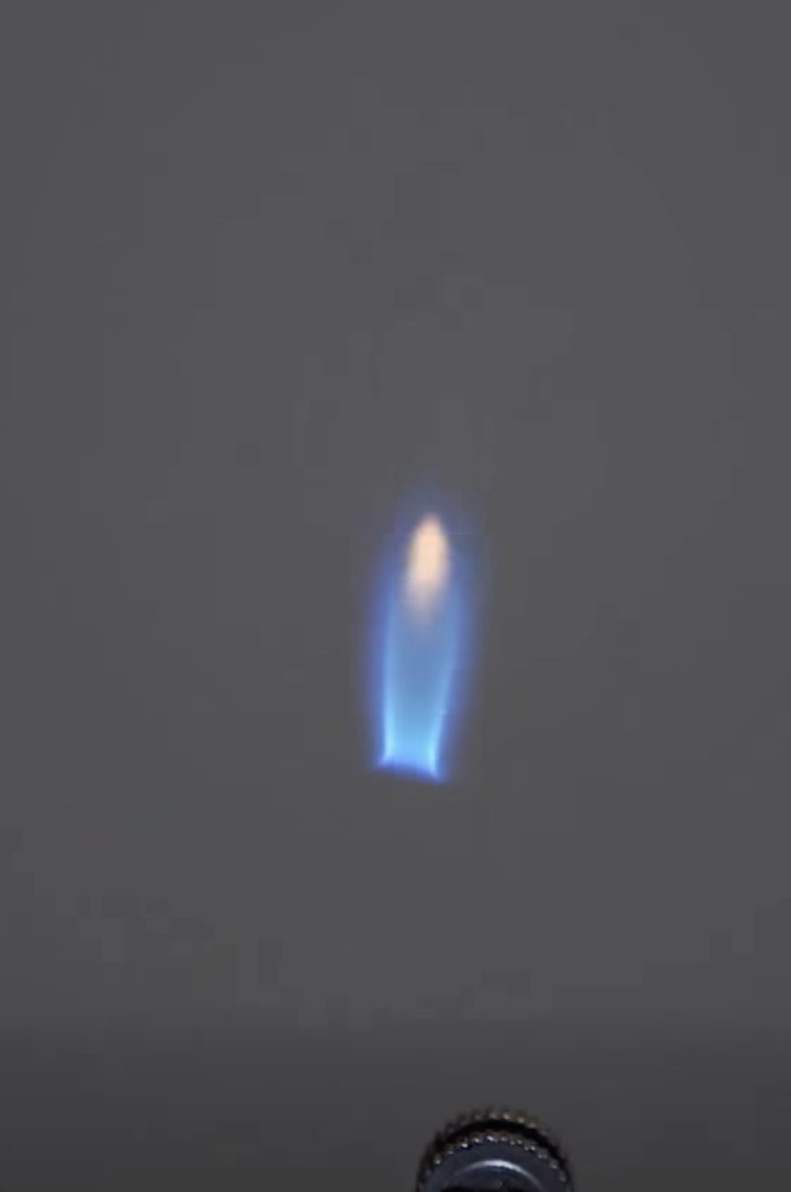 A floating fire ball explained