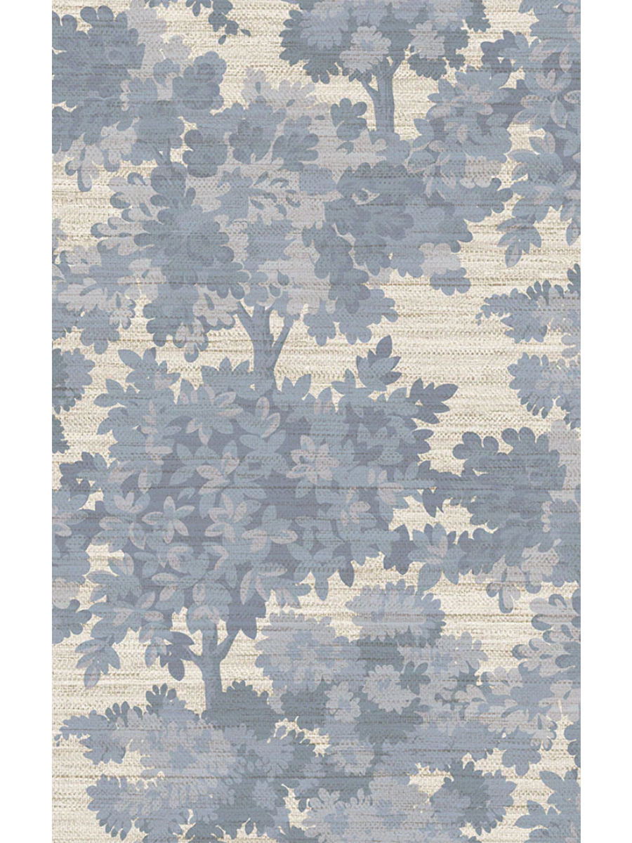 Canopy Toile Faux Grasscloth Peel and Stick Wallpaper