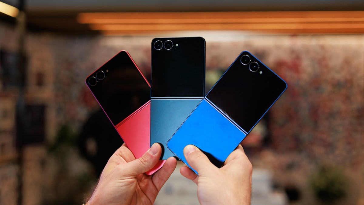 Samsung's Galaxy Z Flip 7 pictured. | Image by PhoneArena