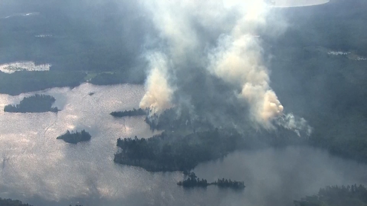 We only have so many resources to go around. Fires in Boundary Waters likely to last until first snow
