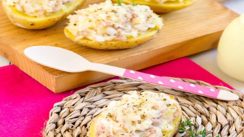 Stuff Baked Potatoes With Canned Tuna For An Easy, Elevated Dinner