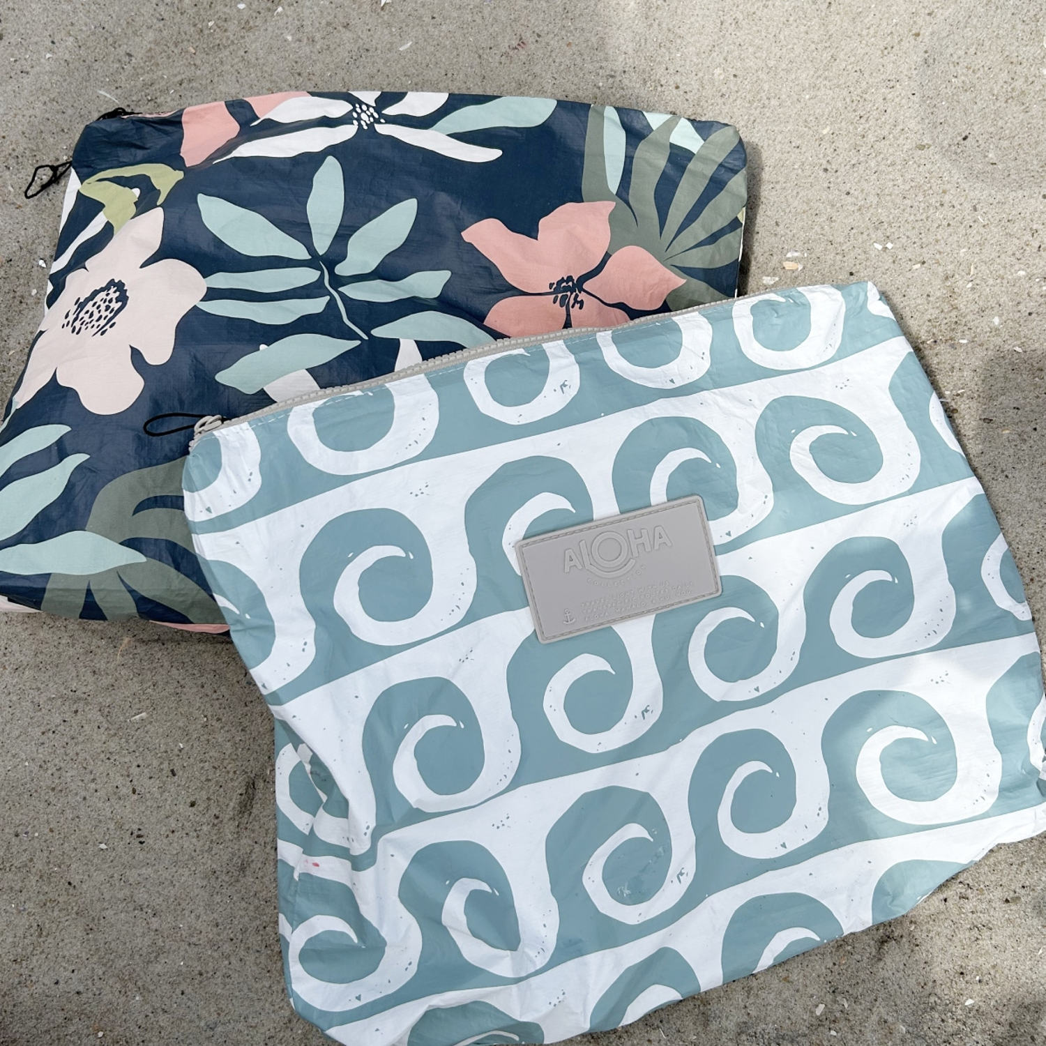 These Aloha pouches saved the day — wet, sandy clothes went straight in, everything else stayed clean. (Courtesy Becca Delman)