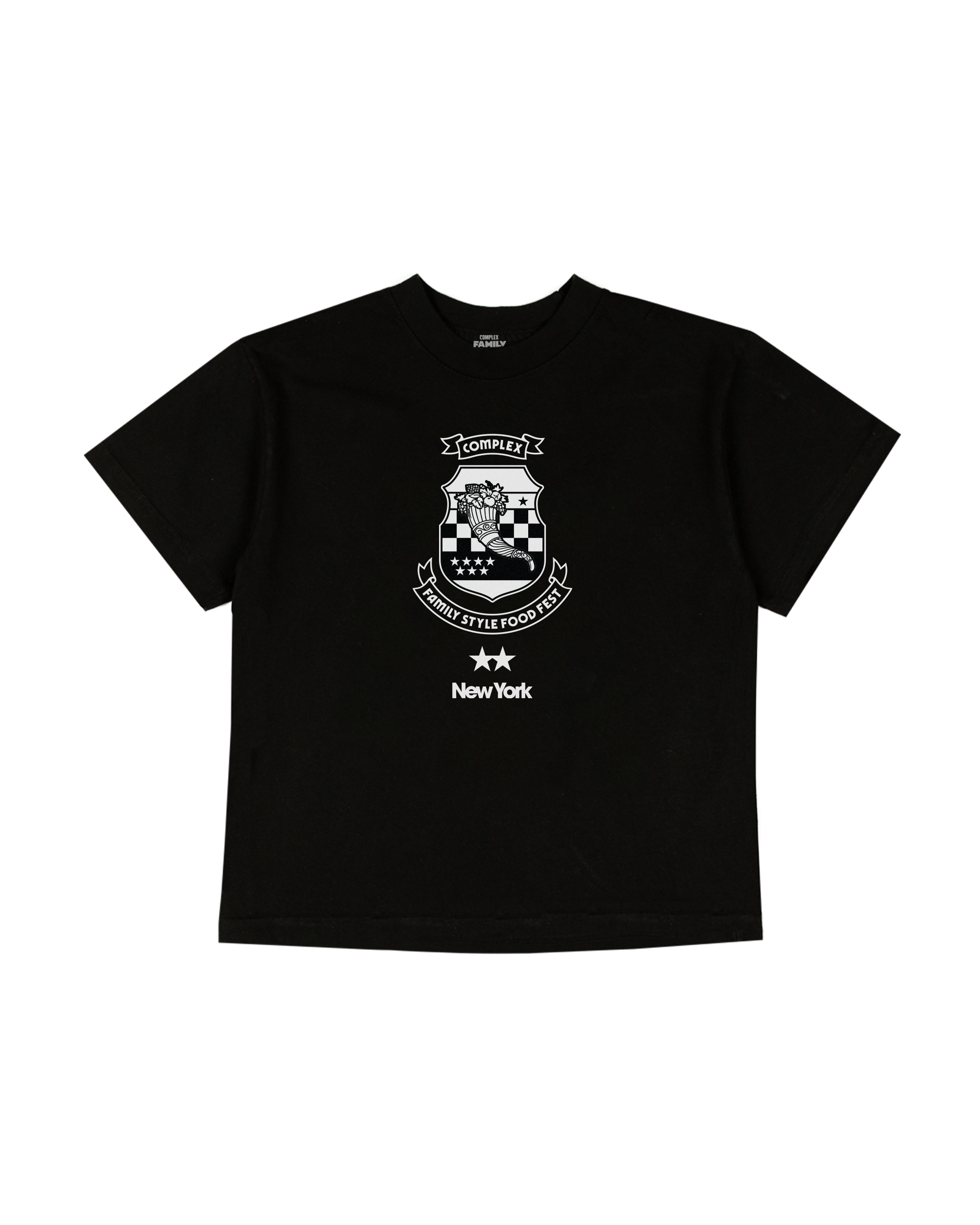 FAMILY STYLE NYC KIDS MERCH TEE - BLACK