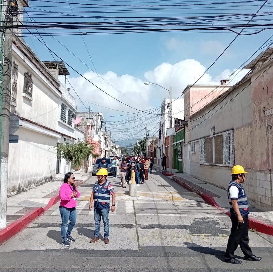 Buildings in Guatemala were also evacuated