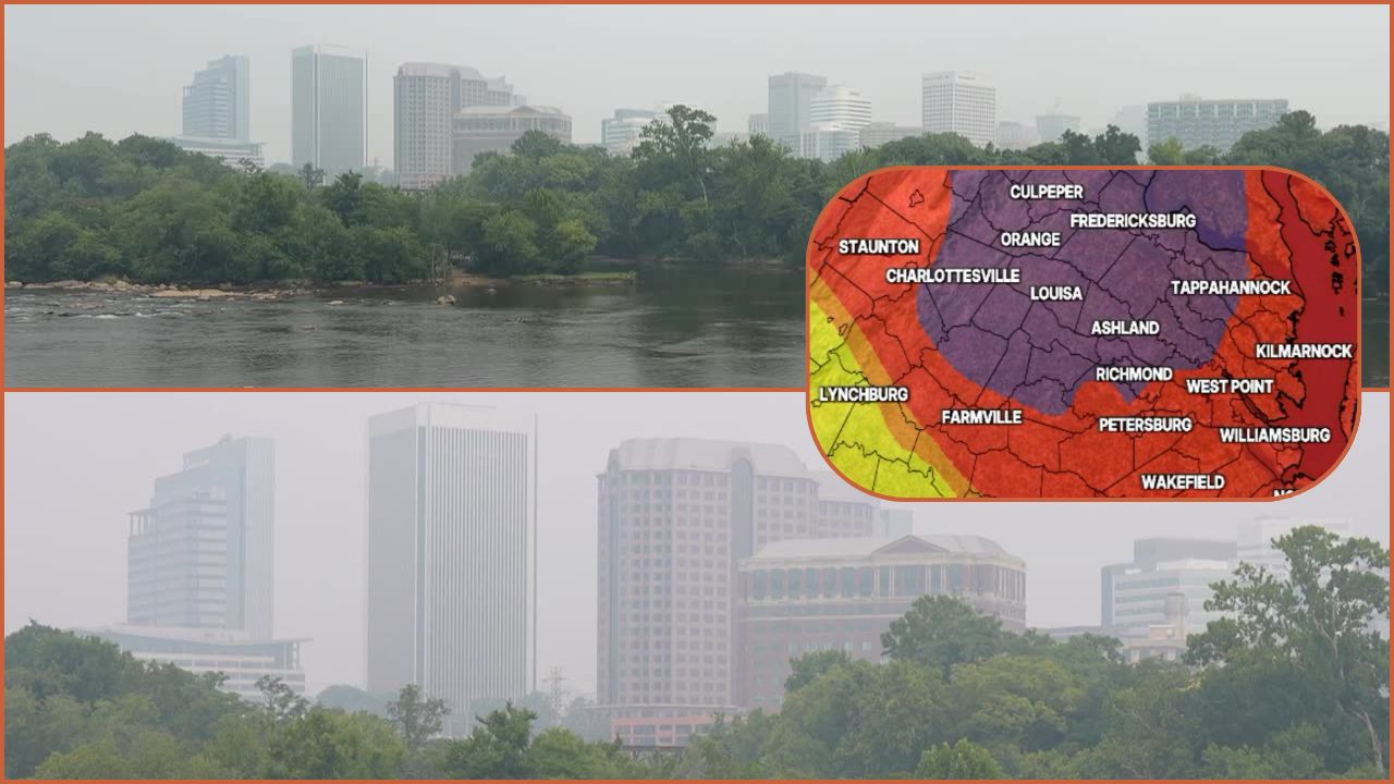 Richmond hits Code Purple as wildfire smoke blankets area: 'Stay inside'