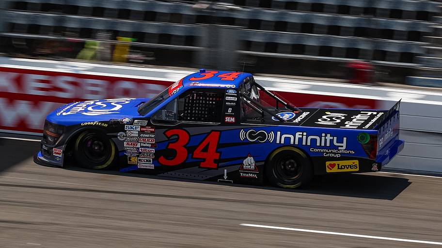 Layne Riggs rockets to Truck Series pole at North Wilkesboro