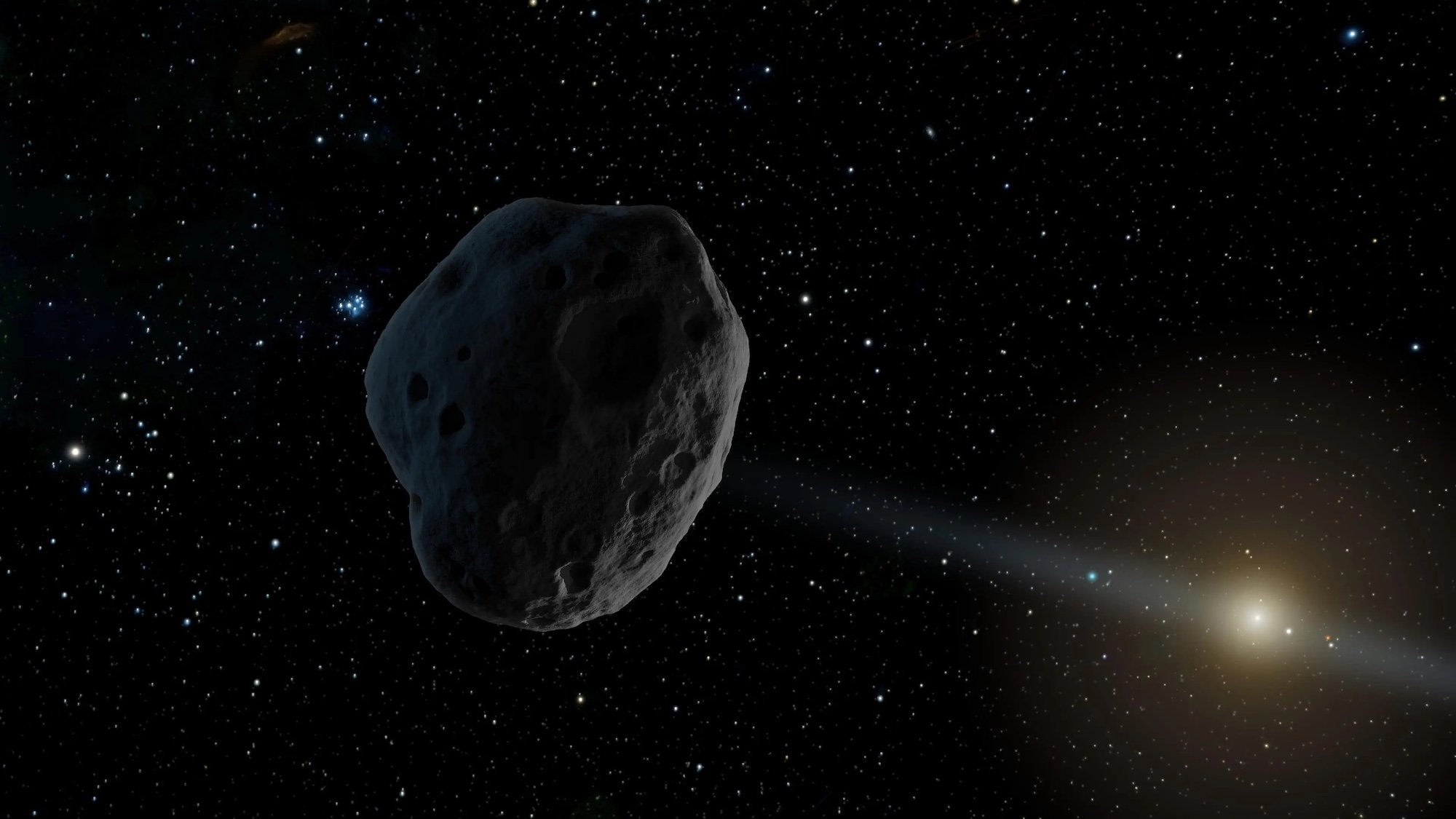 Near-Earth asteroid not an asteroid at all
