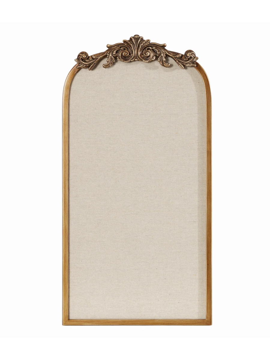 arched bulletin baord
