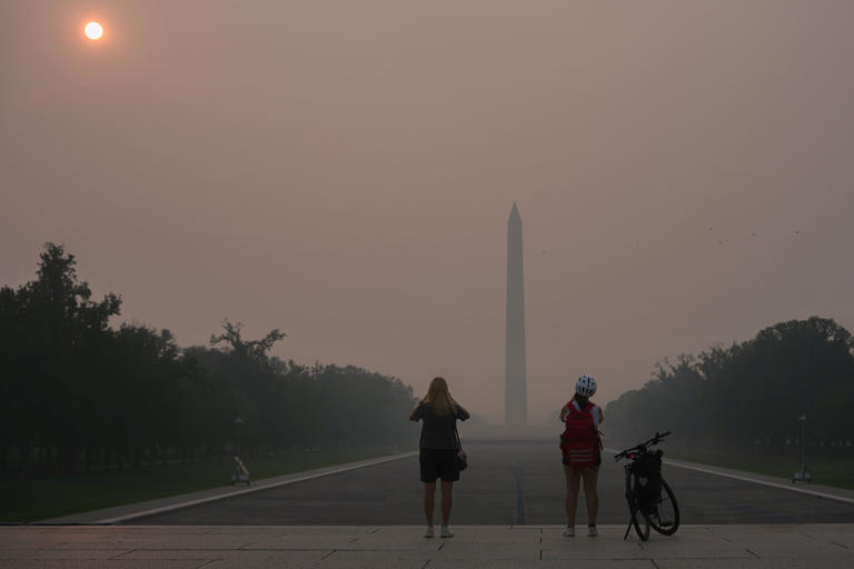 Trump threatens Canada over wildfire smoke choking US cities