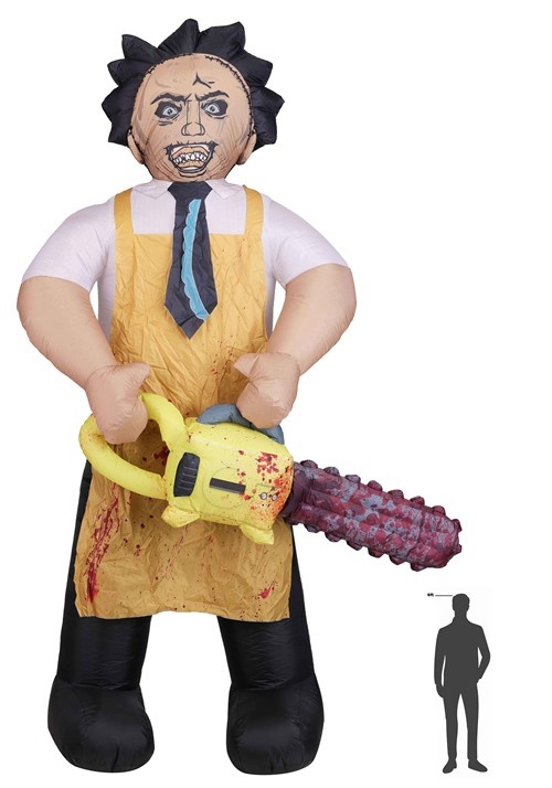 Absurd 25-Foot Inflatable Leatherface Is Coming for Your Front Lawn This Halloween