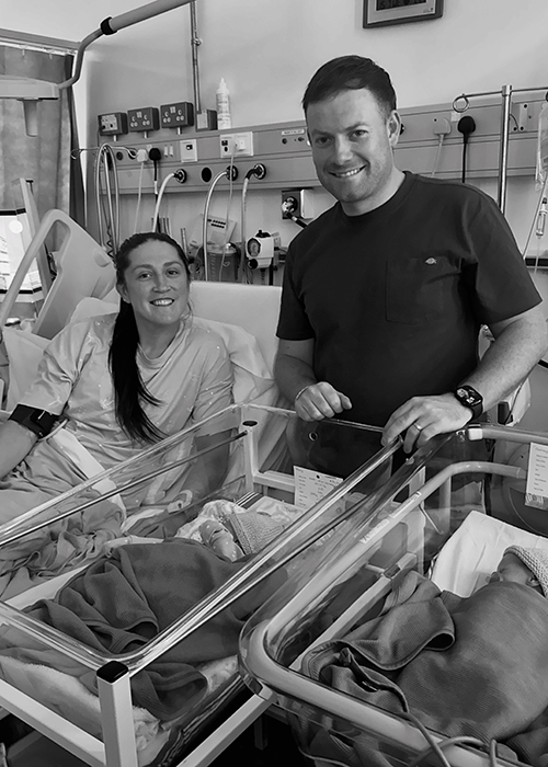 Amee Leigh Costigan and her husband, Neil, have welcomed twins. Pic: Amee Leigh Costigan/Instagram