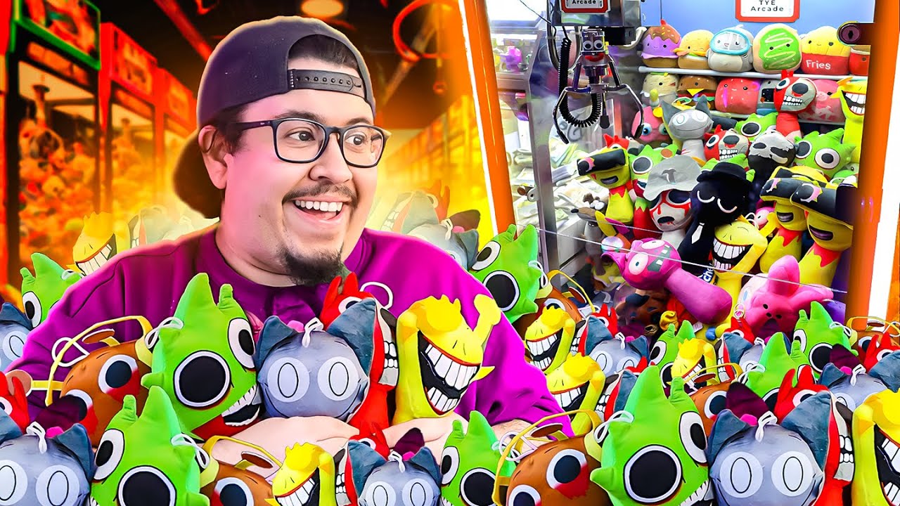 I won every phase 2 Sprunki plush from the arcade