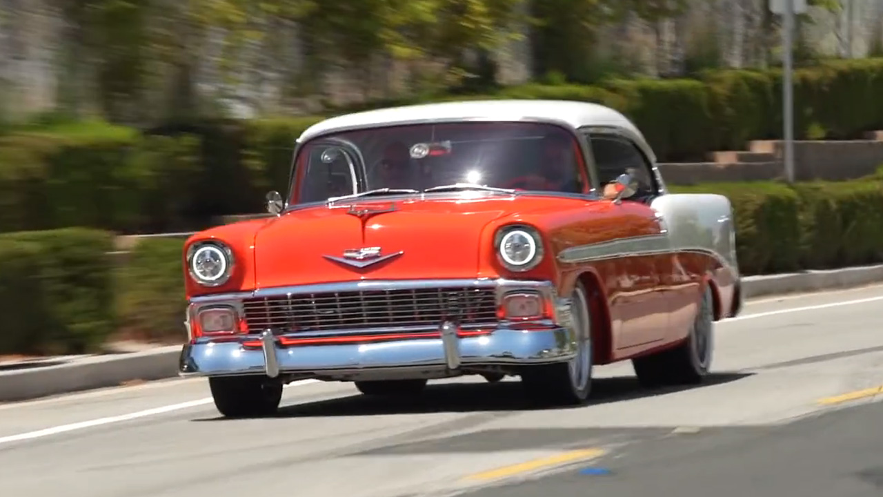 This restomod Bel Air blends classic style with modern power