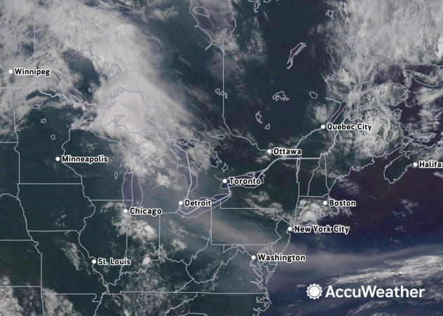 Smoke and storms to collide over the Northeast this weekend