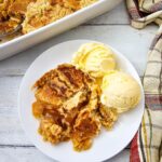 Apple Dump Cake (3 Ingredients, One Dish)