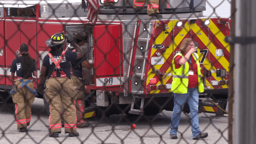 Recruits help knock down fire at Cincinnati commercial building