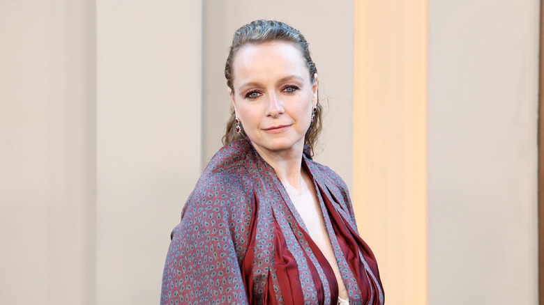 Samantha Morton at the premiere of "The Odyssey"