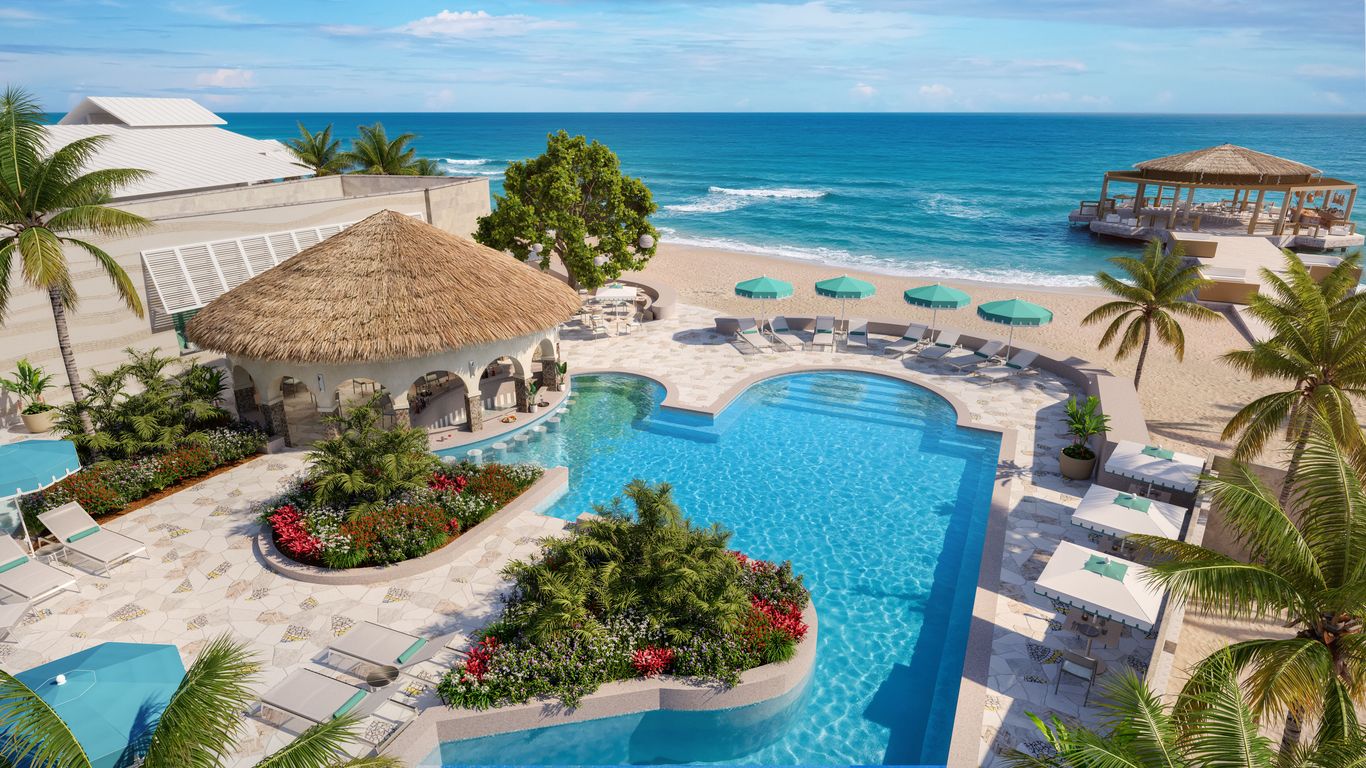 A rendering of Sandals Montego Bay following a renovation.