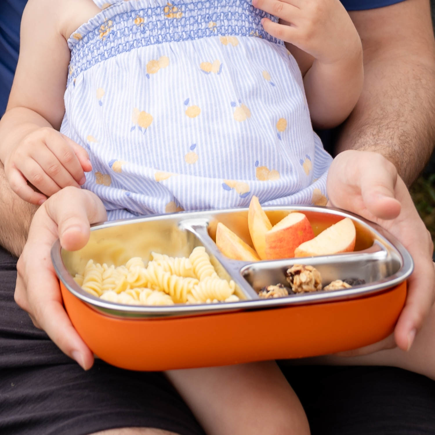Packed once, fed all day — this Lalo bento box pulled its weight. (Courtesy Daniel Landesman Photography)