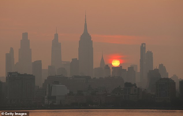 Over recent days, smoke from the wildfires has blanketed much of the northeastern USA
