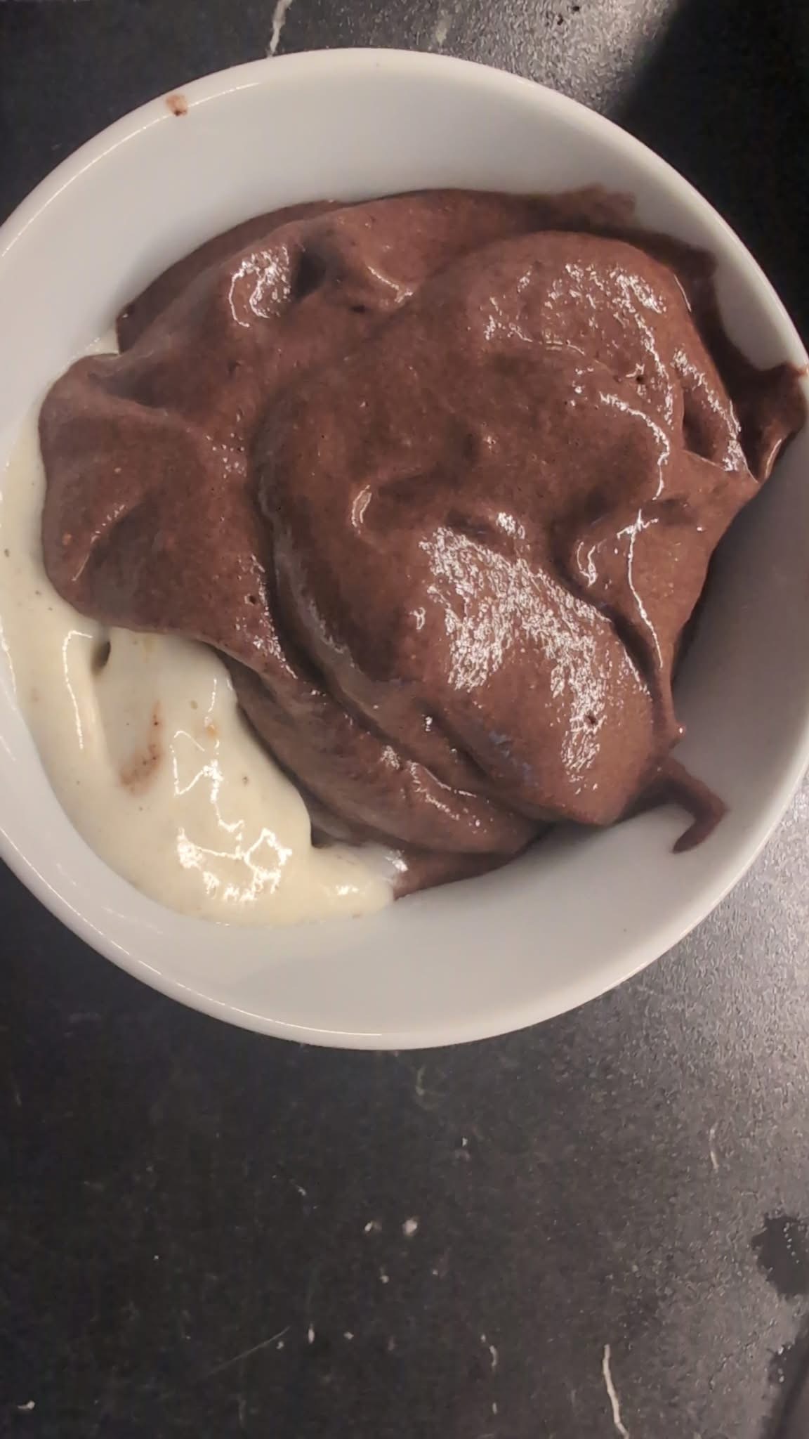 Three ingredient chocolate nice cream