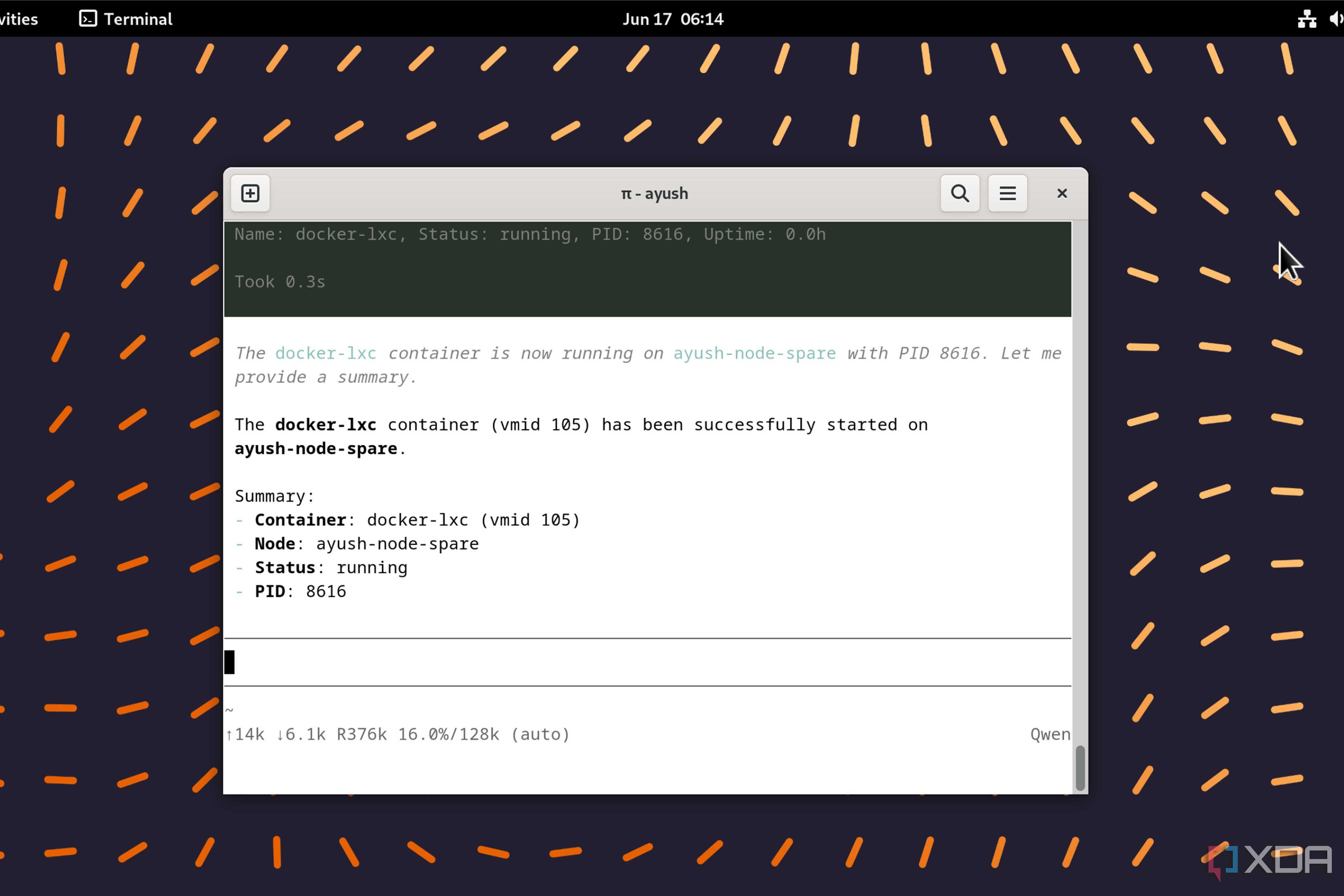 Using a custom Proxmox extension on Pi