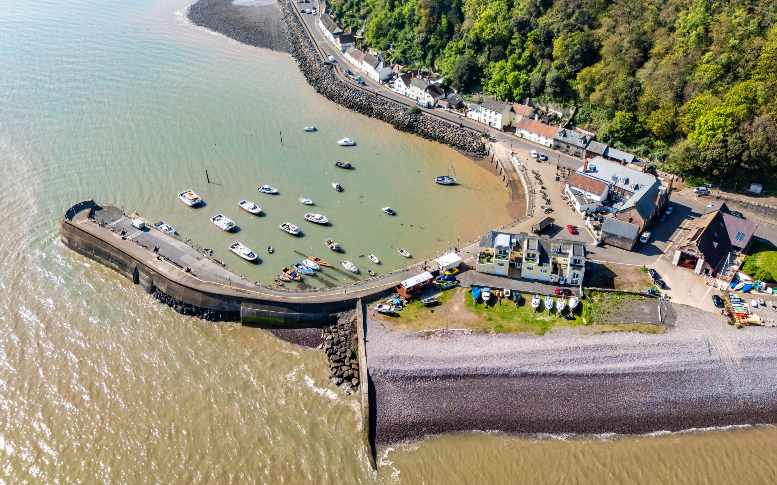 A view towards Minehead beach