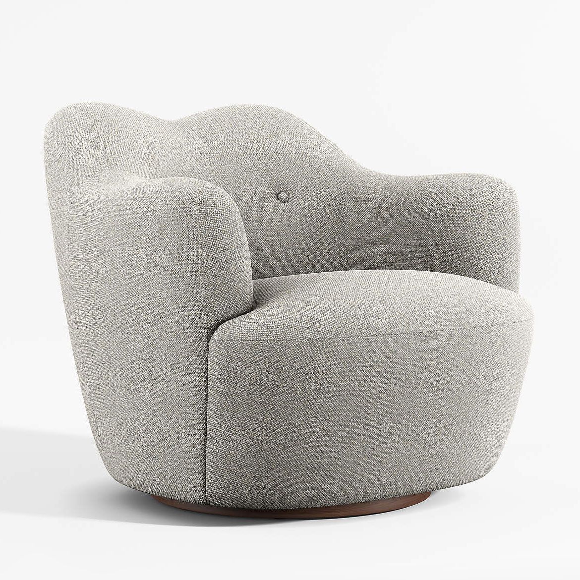 Crate & Barrel, Apero Swivel Accent Chair