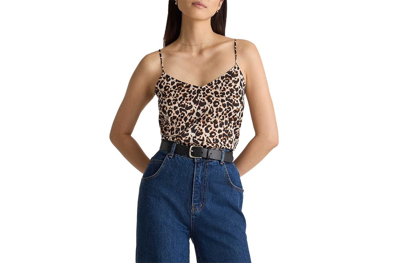 Washable Stretch Silk V-Neck Cami
