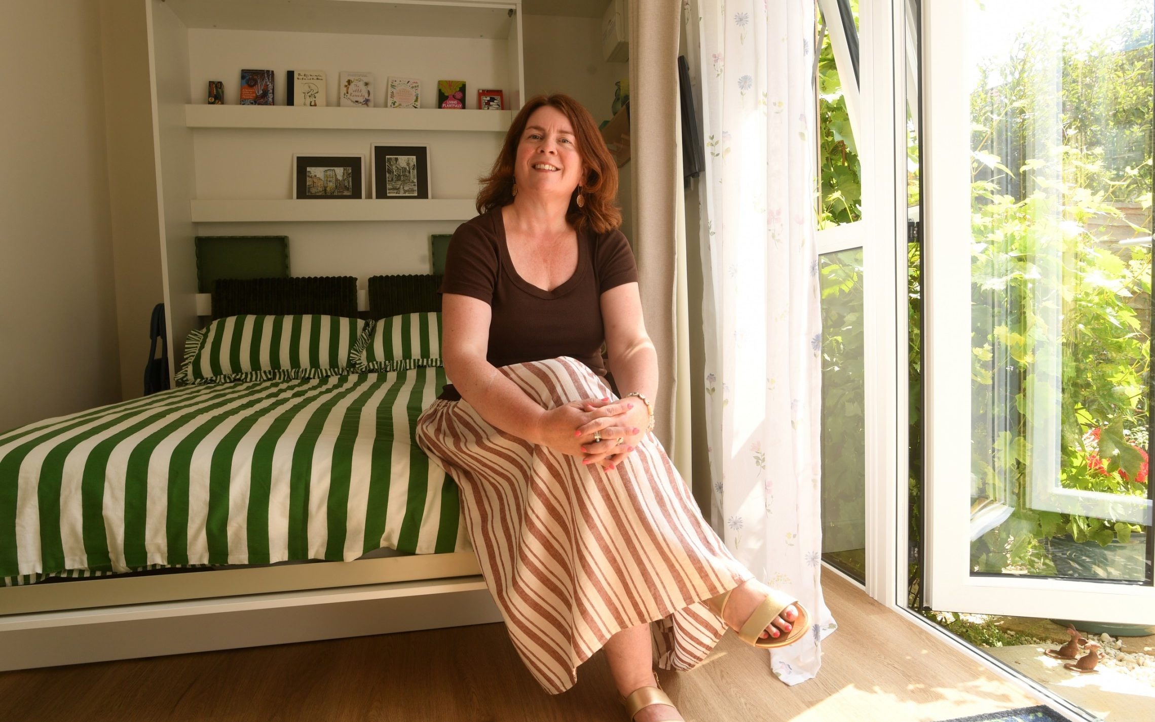 Lindsey Harrad from Somerset converted her garage into a small self contained apartment which she now rents out via Air BnB