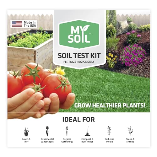 Mysoil Soil Test Kit, Unlock Your Lawn & Garden Potential, Complete & Accurate Nutrient and Ph Analysis With Recommendations Tailored to Your Soil and Plant Needs