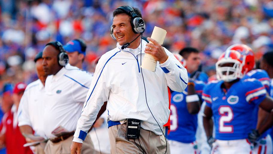 Urban Meyer reveals the Arkansas legend who keeps recruiting him to Fayetteville
