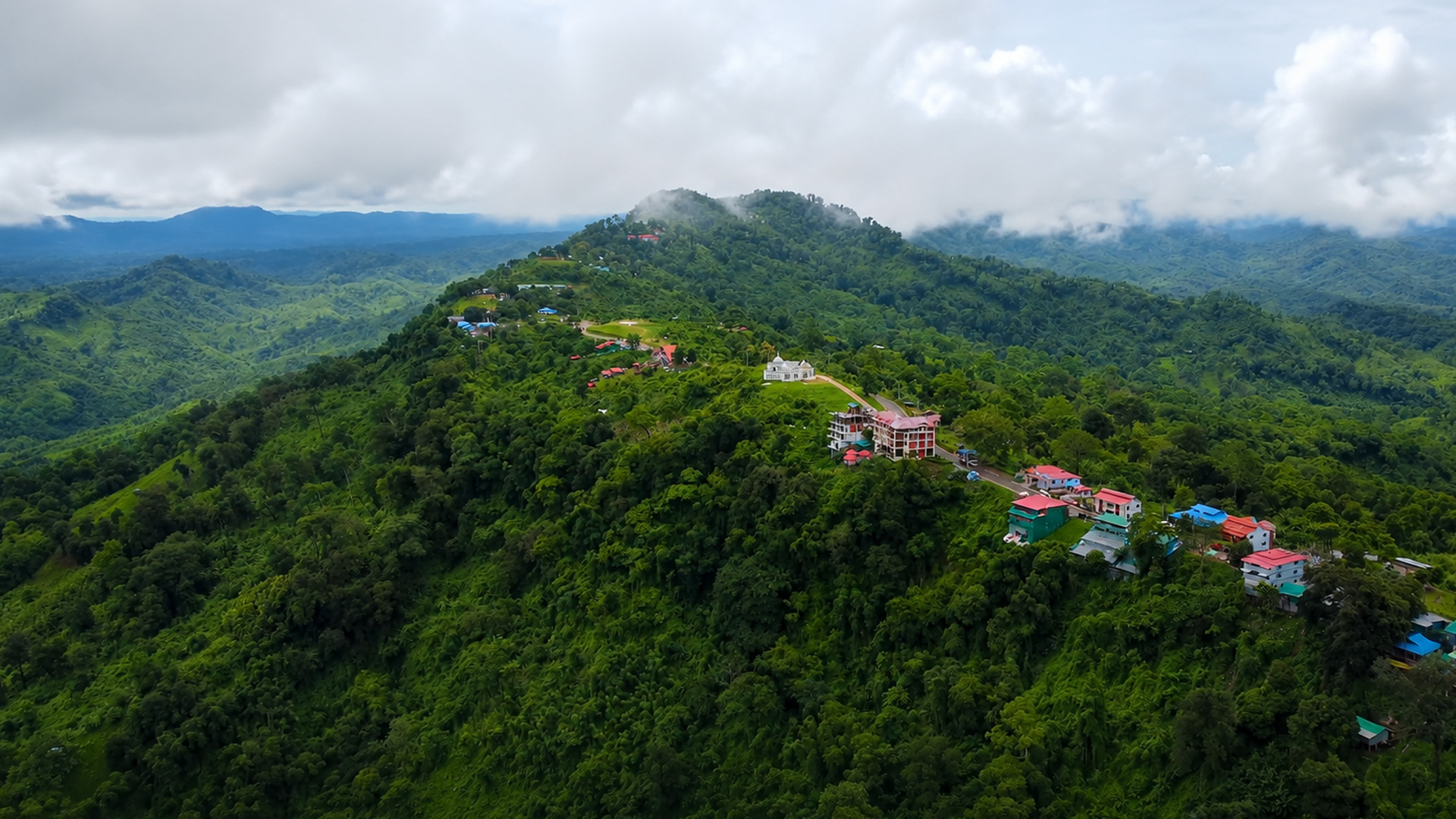 Why build a village on this ridge?