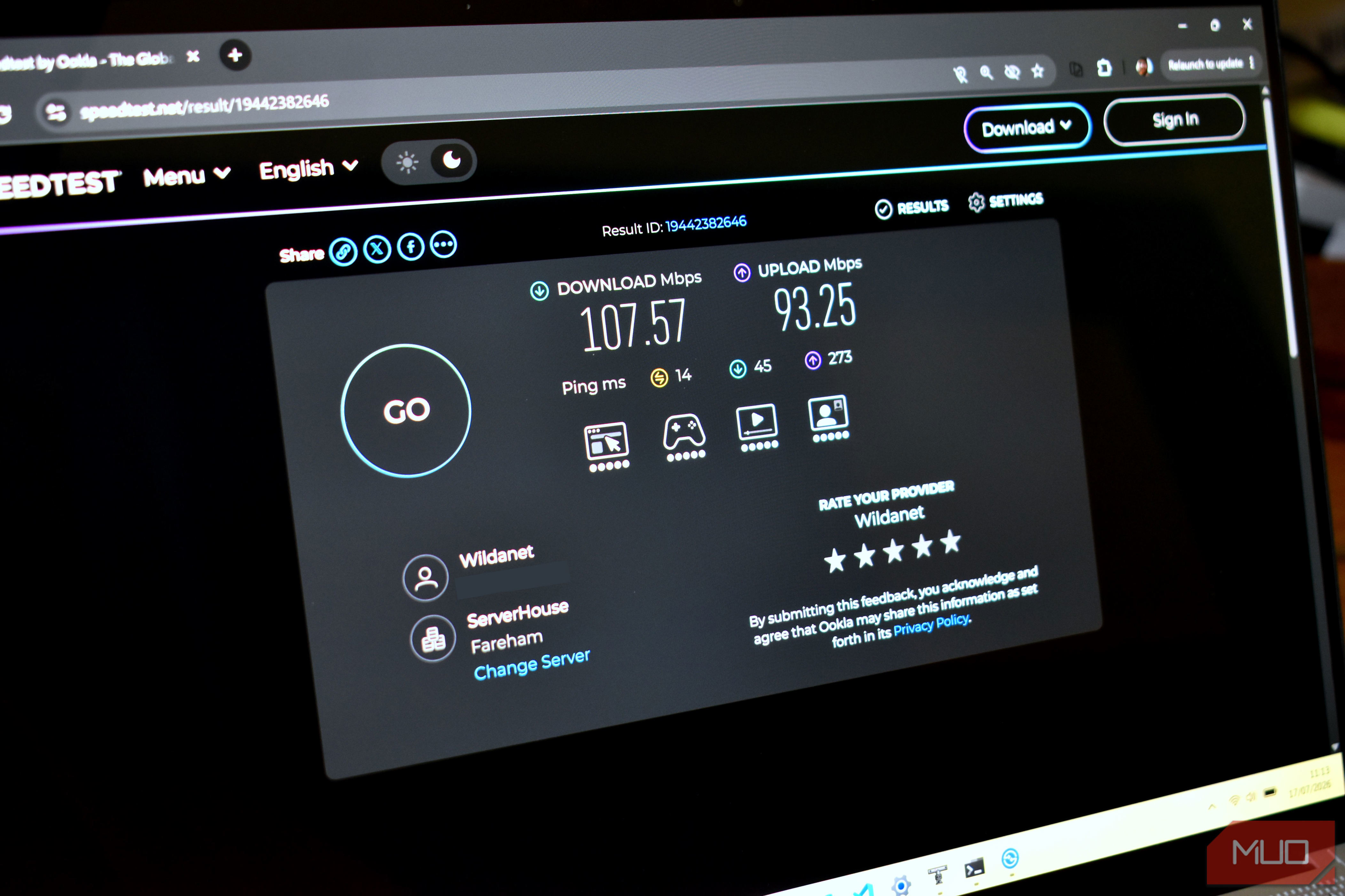 I ran my own speed test server and discovered what Ookla doesn't show you