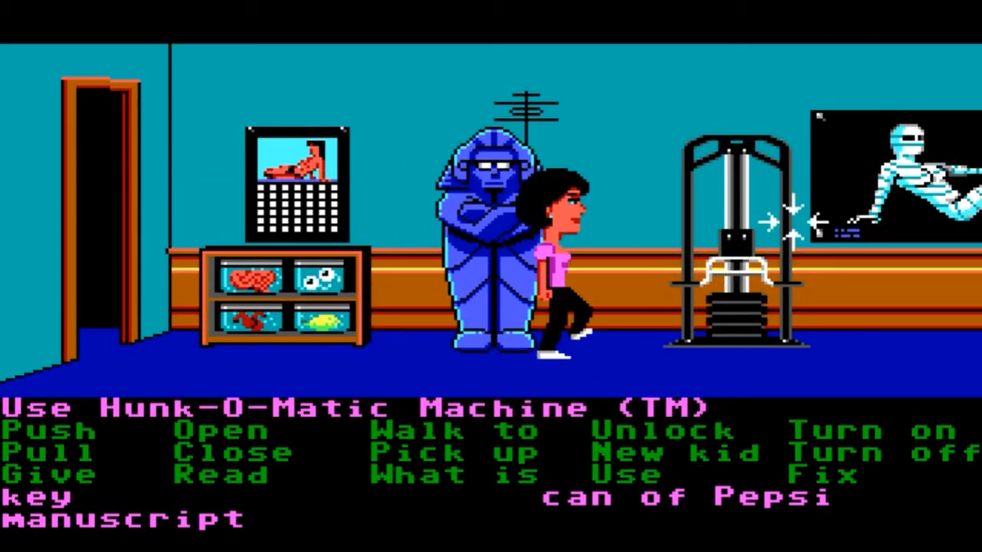 Maniac Mansion gameplay
