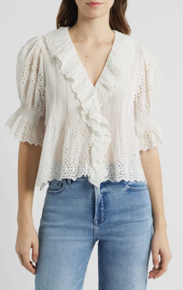 DÔEN, Henri Organic Cotton Voile Top