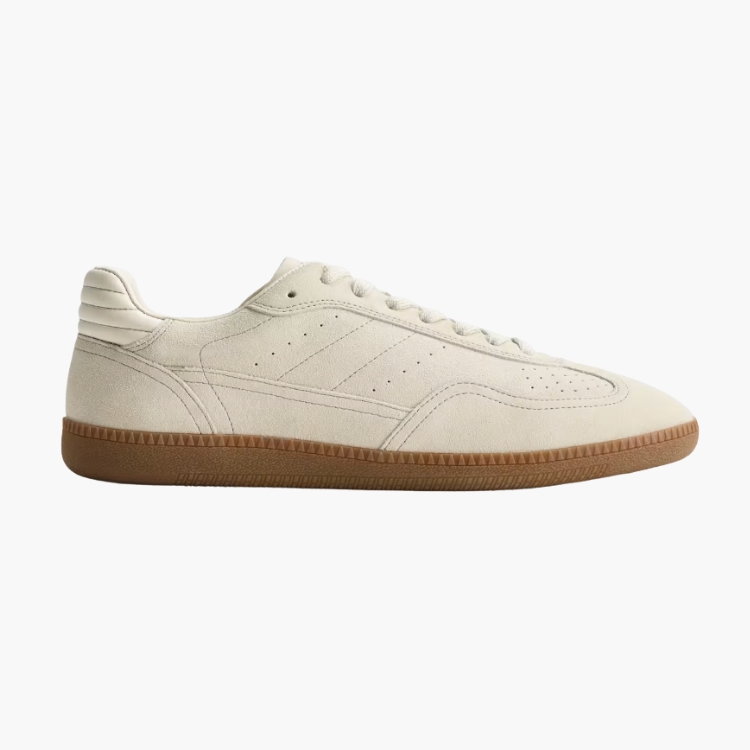 Italian Suede Gum Sole Sneakers