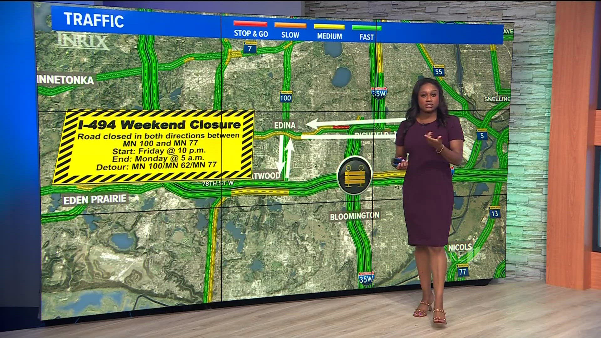 Part of I-494 will shut down this weekend