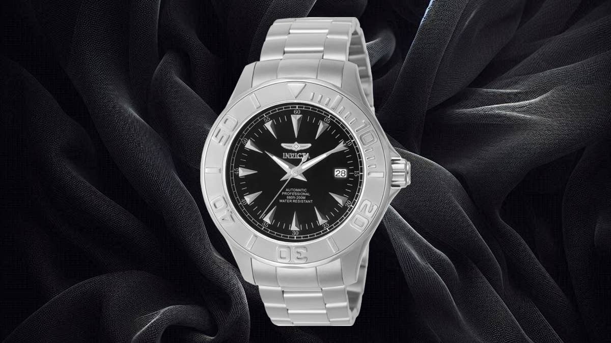Invicta’s handsome automatic watch is 75% off, and it comes in 7 colors