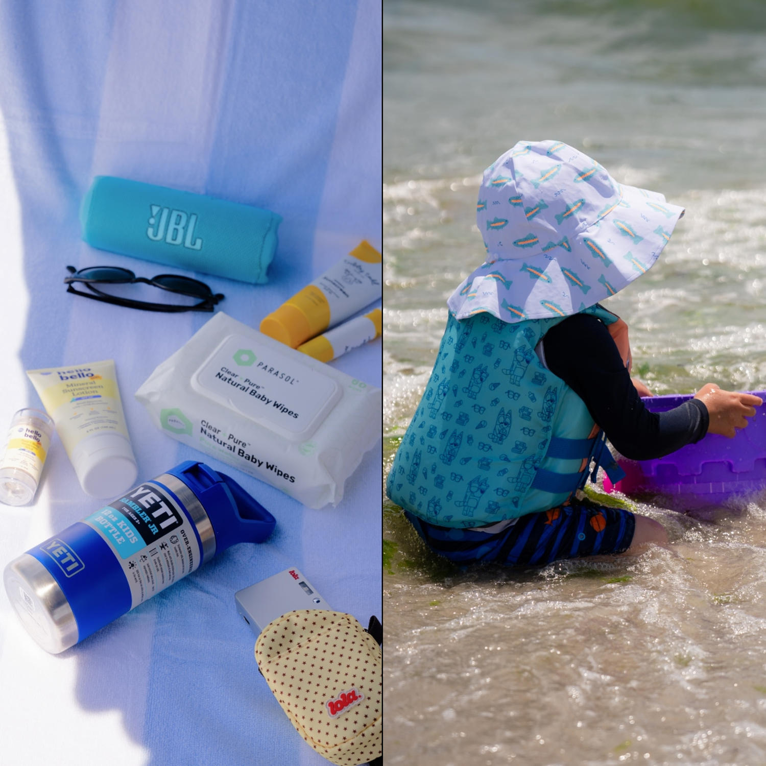 Taking small children to the beach can be more stressful than fun, but the right beach products can help ease the process.