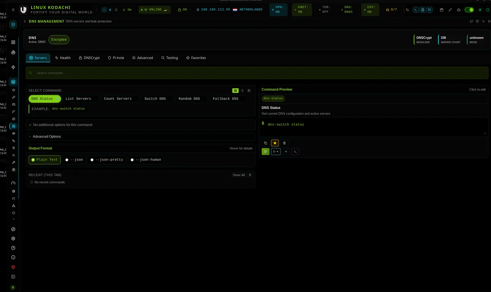 kodachi-dashboard-dns-switch