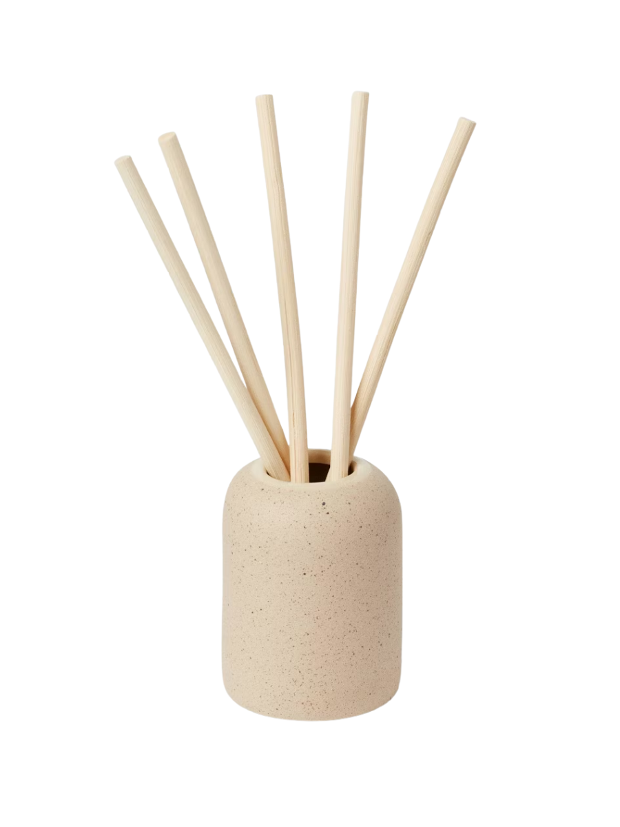 100ml Matte Textured Ceramic Vetiver and Oakmoss Diffuser Green - Threshold™: Aromatherapy, Spring & Summer Decor