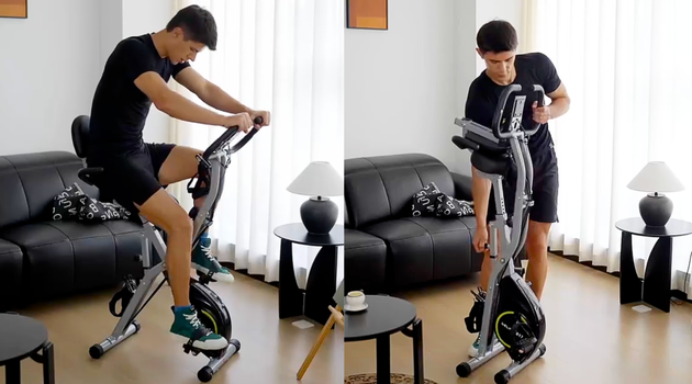 This folding bike fits anywhere and lets you get movement indoors.