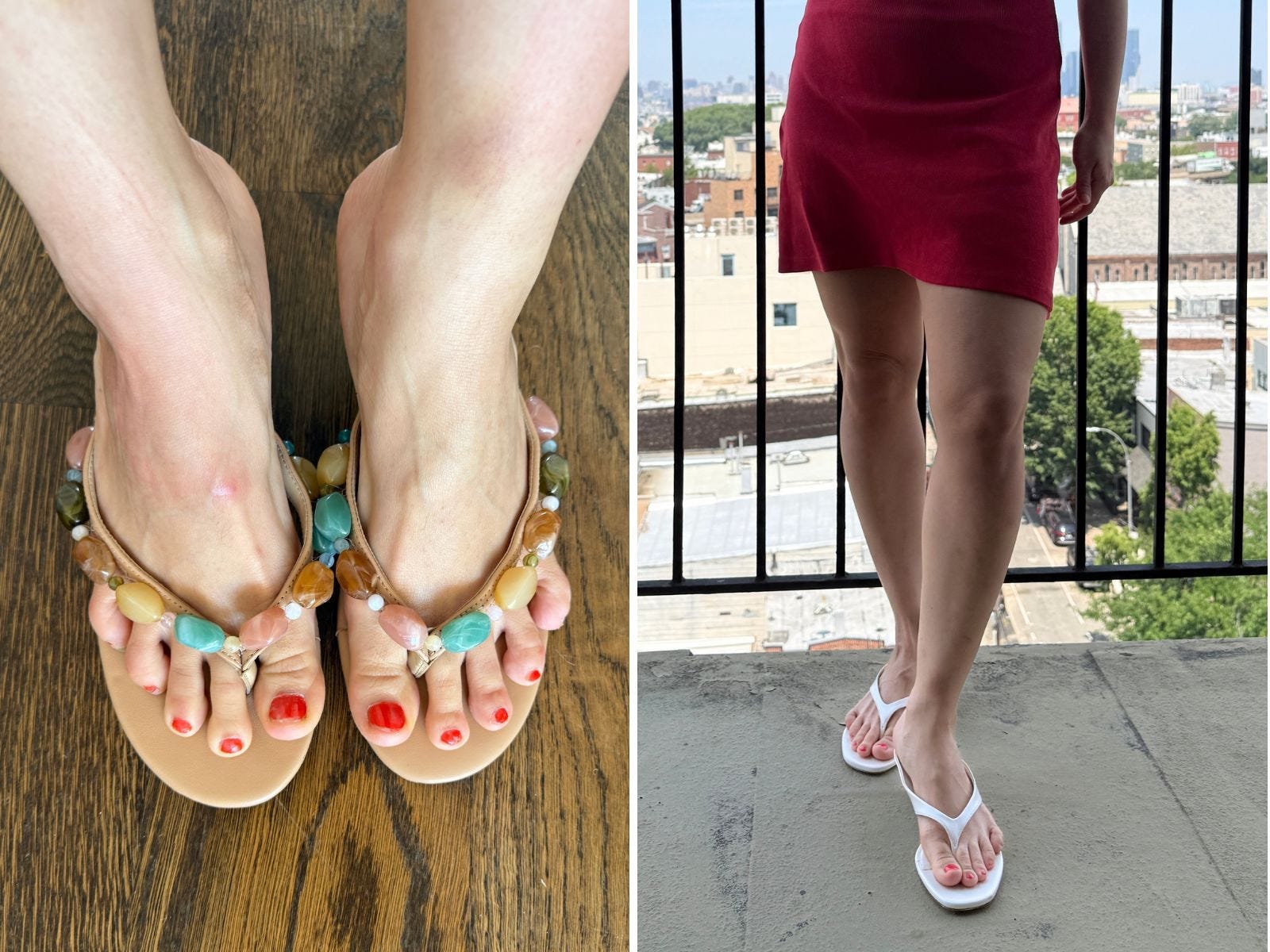 The heeled flip-flop trend is everywhere — but most pairs are painful. These 4 are actually comfortable