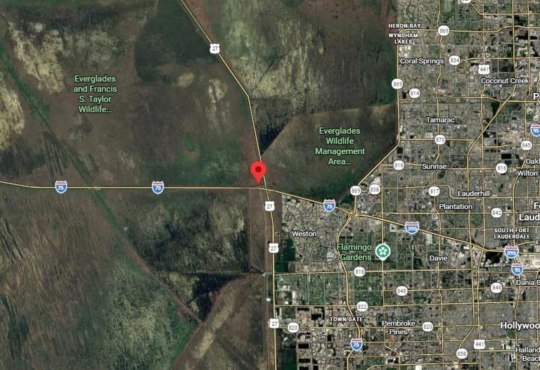 Brush fire consumes 6,000 acres in western Broward County