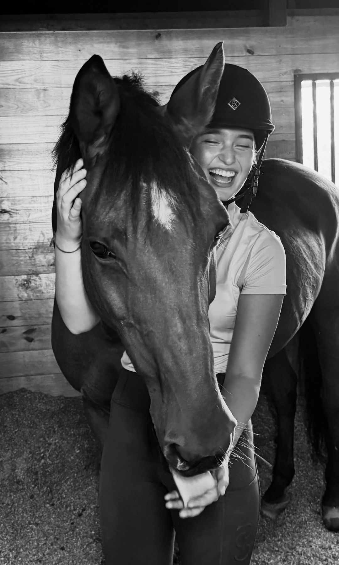 Arabella has been pursuing horsebackriding