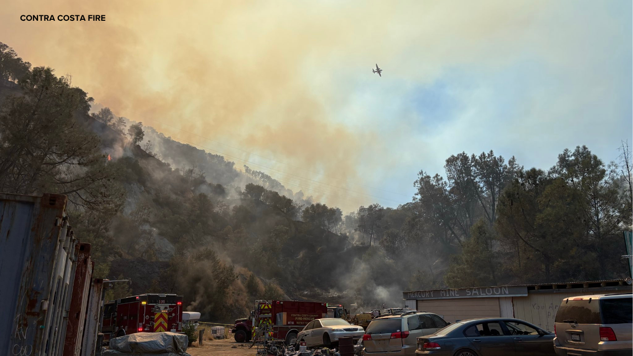 Forward progress stopped on 4-alarm vegetation fire near Mt. Diablo ...